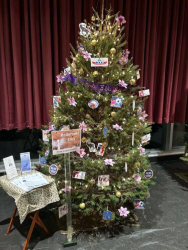 Bellefonte Elks  participate in  Festival of Trees